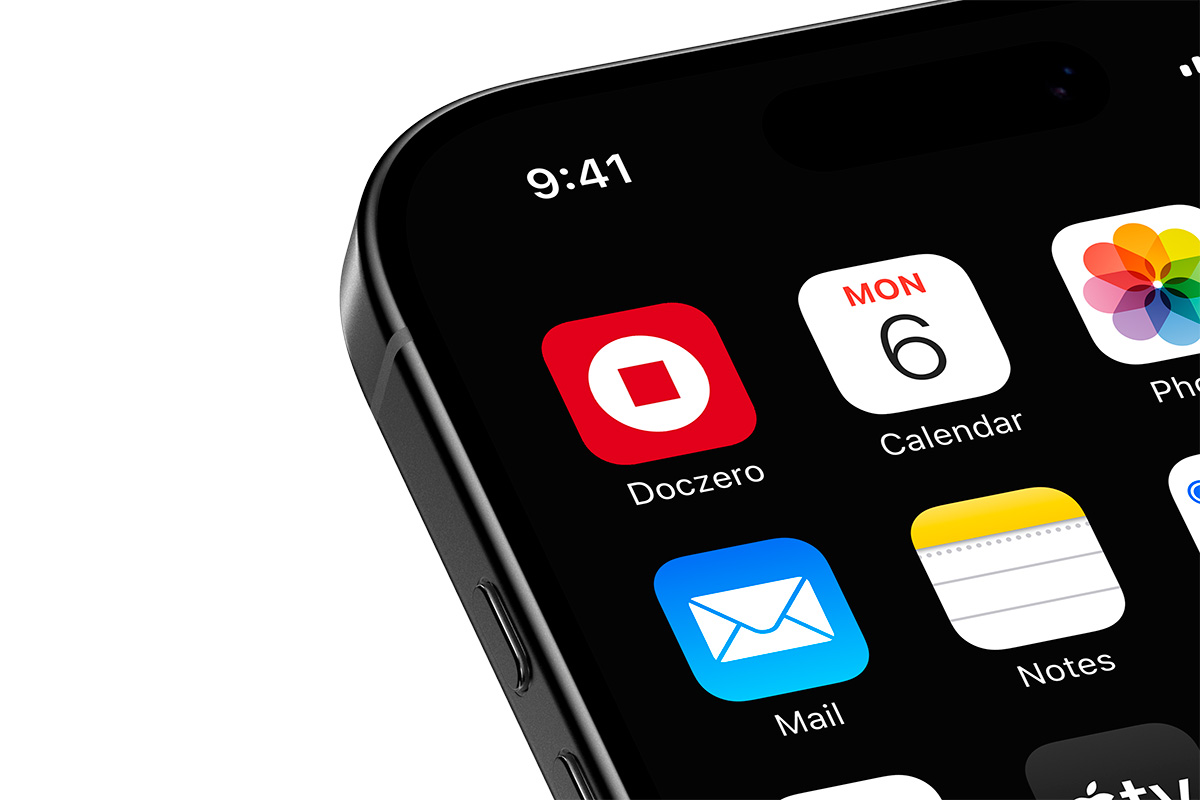 Doczero web app beschikbaar op telefoon en tablet